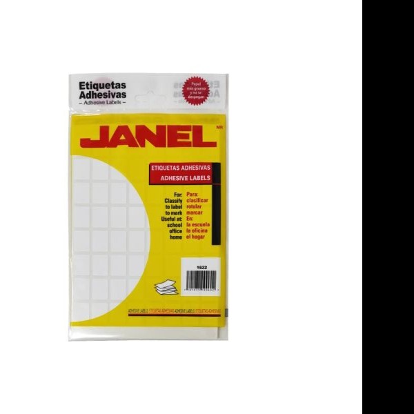 ETIQUETA ADH. BCA. JANEL 16X22 2 PAQ.C20H. E.20